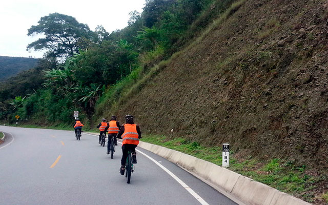 Inca jungle a machupicchu en bicicleta