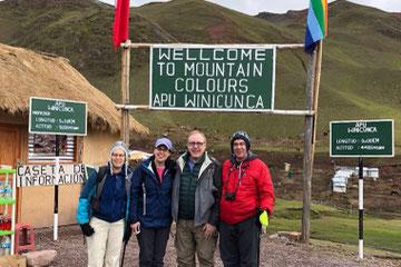 Entrance mountain of colors